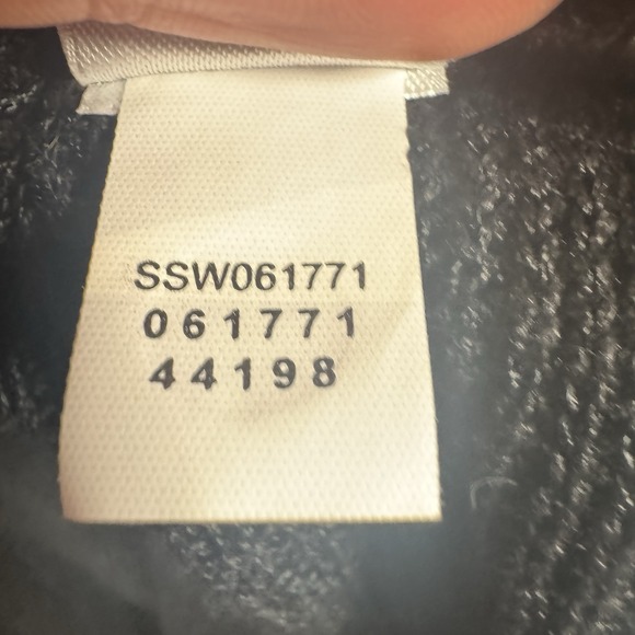 J Jill Womens Short Sleeve Knit Linen Tunic Top Black Size Small Woven Academia - Picture 9 of 9